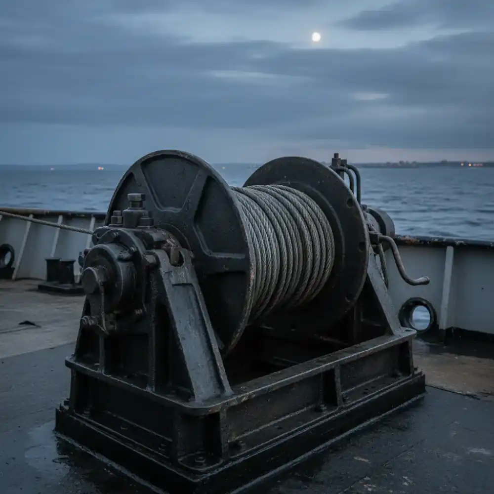 Heavy duty marine winch